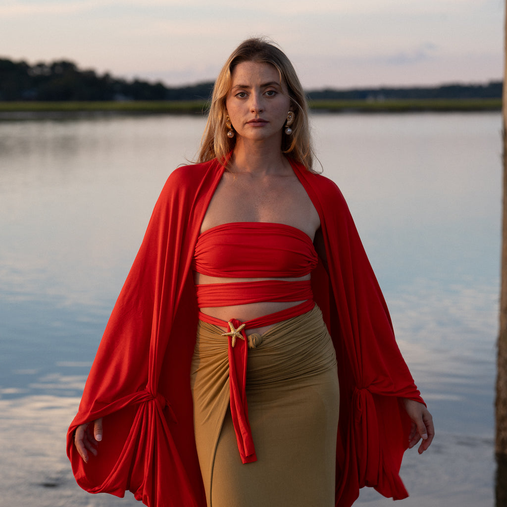 The Maxi - Tomato Red