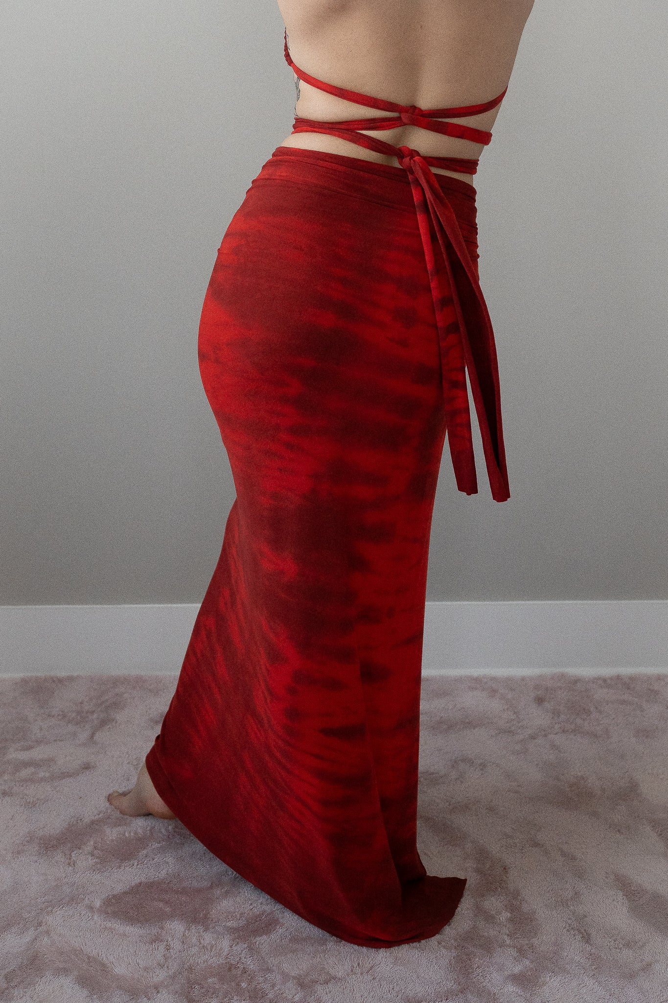 The Maxi - Shibori Red
