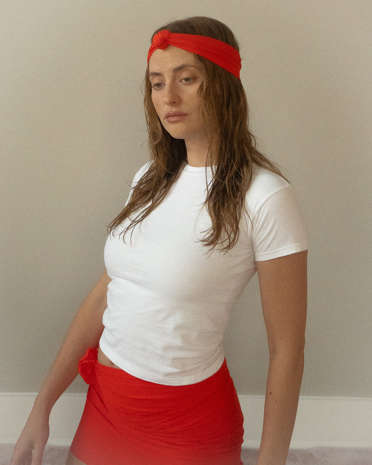 The Headband - Tomato Red