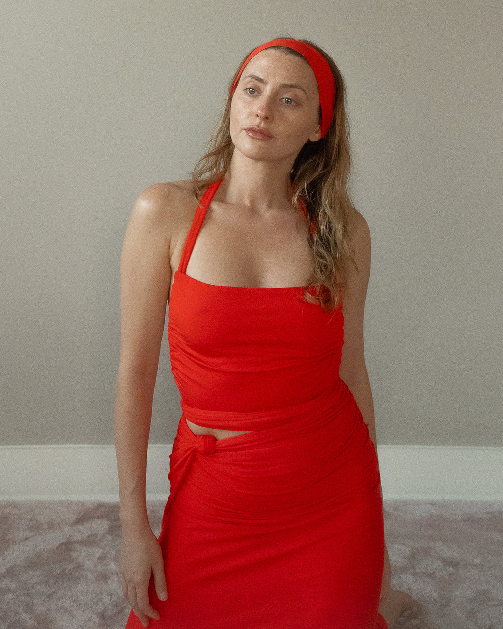 The Headband - Tomato Red