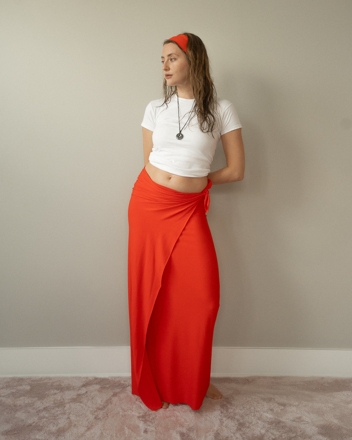 The Maxi - Tomato Red