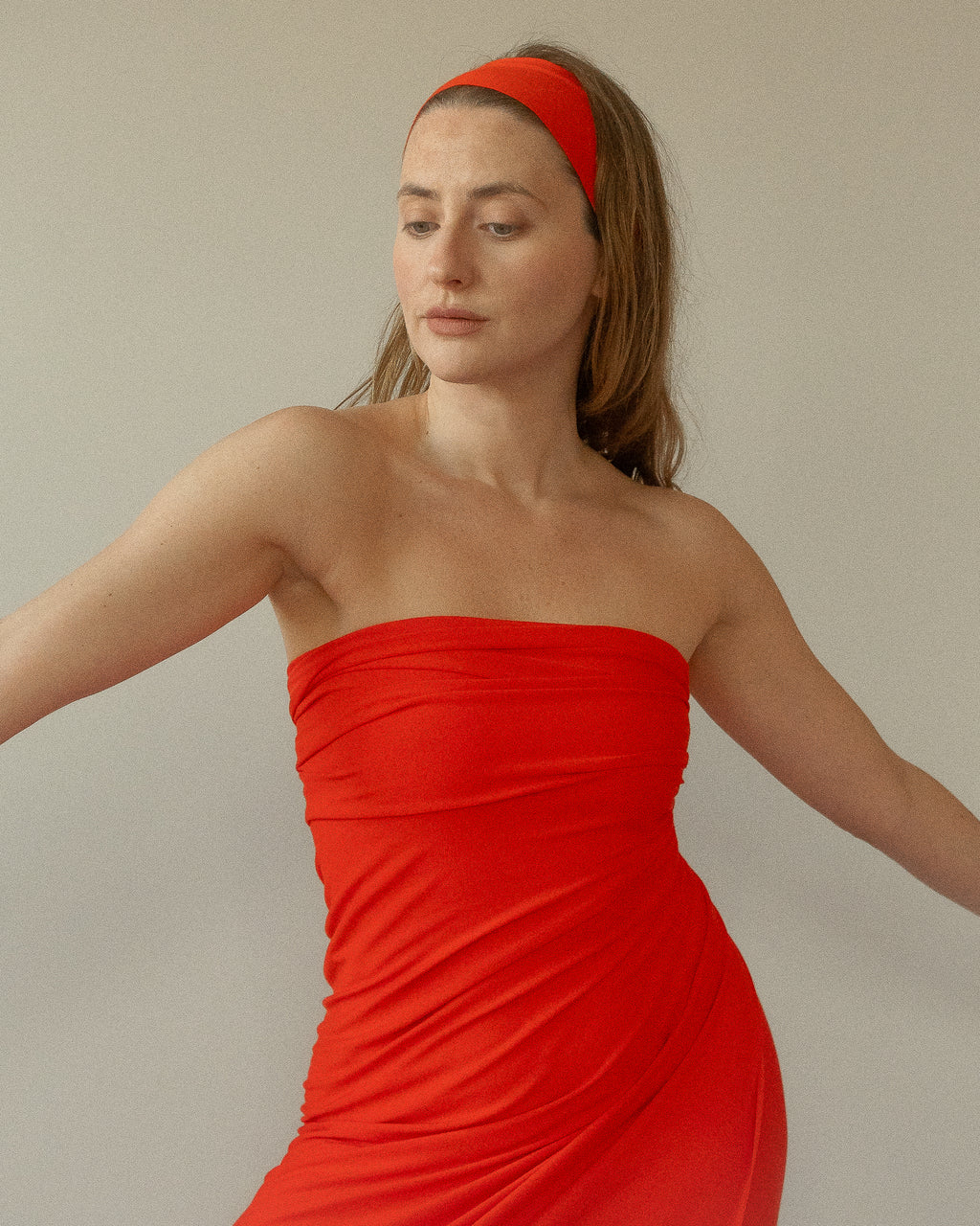 The Headband - Tomato Red