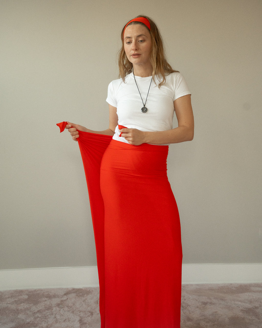 The Maxi - Tomato Red
